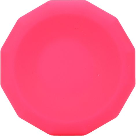 Genouillères de yoga roses portables, épaisses et antidérapantes en silicone pour genoux, mains, poignets et coudes (1/5)