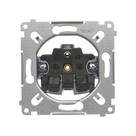 Simon 54-Mechanismen-Steckdose mit Erdung (Mechanismus) 16 A, 250 V, Schnellverbinder, SGZ1CM