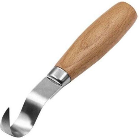 Couteau de Sculpture Bois, XU, Outils Découper Cuillère pour Sculpteurs Droitier (1/3)