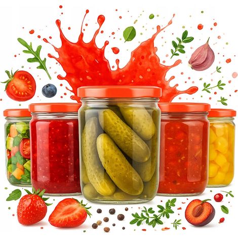 5x BARATTOLO LUNCH 440ML MARMELLATA CARNE PATE CONSERVE (1/5)