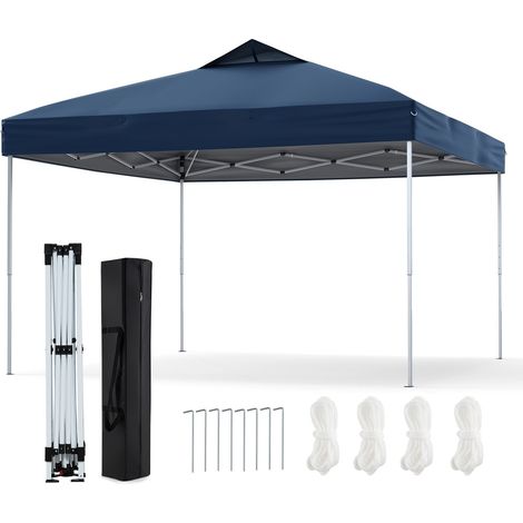 Carpa plegable impermeable de 3 x 3 m con protección UV 50+