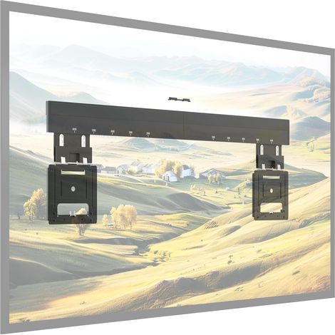 Support Mural pour 37 à 80 Pouces, Support Mural pour téléviseurs à écran Plat, Charge Max. 75 kg, Max. VESA 600x400 mm Compatible avec Les téléviseurs Frame (2021-2023) (1/5)