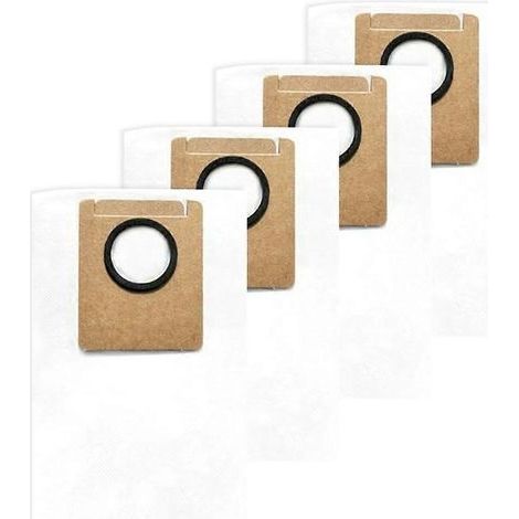 Lot de 4 sacs pour aspirateur EZVIZ RS20 Pro : sacs à poussière de rechange pour aspirateur balai à filtration avancée. Accessoires pour aspirateur balai. (1/5)