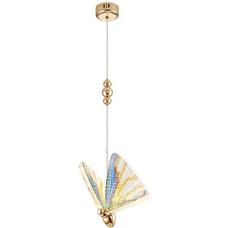 Lustre papillon moderne et épuré, lampe de salle à manger, lampe de bar, lampe de chevet, éclairage papillon, lustre d'escalier duplex (1/5)