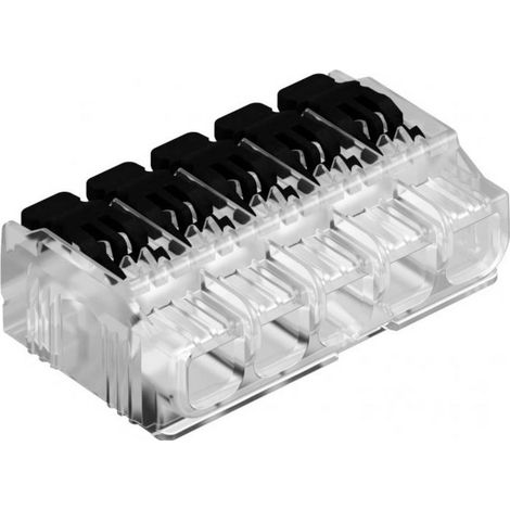 OBO Bettermann 2054425 61 HSK45 flessibile: 0.02-4 mm² rigido: 0.02-2.5 mm² Numero Poli (num): 5 45 pz. Trasparente