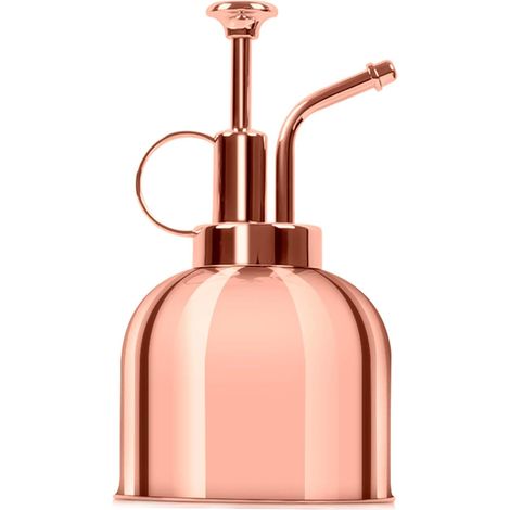 Arrosoir en laiton de style vintage de 300 ml, bonsaï d'orchidée pour plantes d'intérieur et d'extérieur (or rose) (1/5)