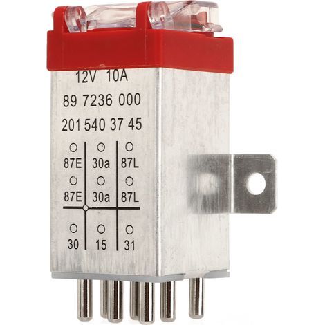 Overload protection relay, stable performance, durable, 2015403745 for R107, R129, W124, W126, W201 (1/5)