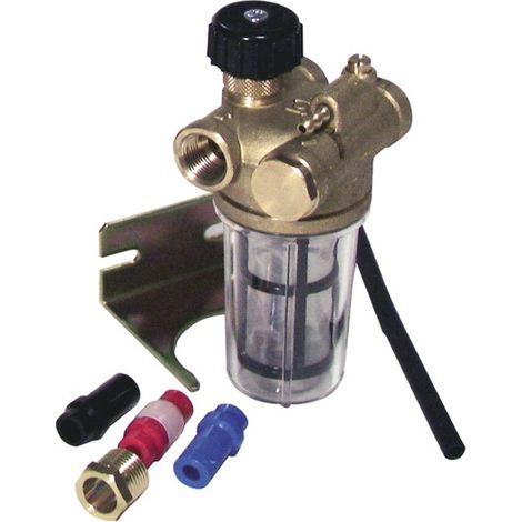 Filtro gasolio RZ con ricircolo con valvola d'arresto FF3/8"