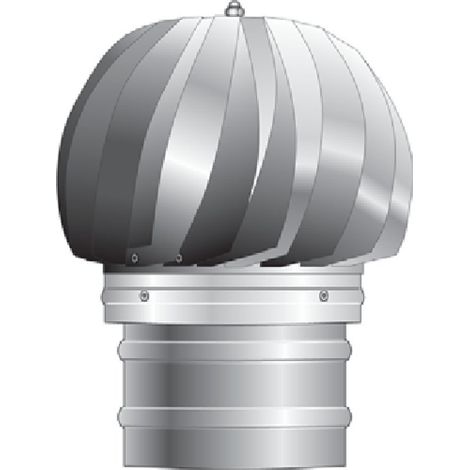TESTA RADIANTE BASE TONDA Ø 8CM INOX