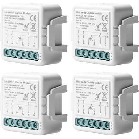Tuya WiFi Module interrupteur intelligent pour volet roulant, contrôle Alexa, application, minuterie (1/5)