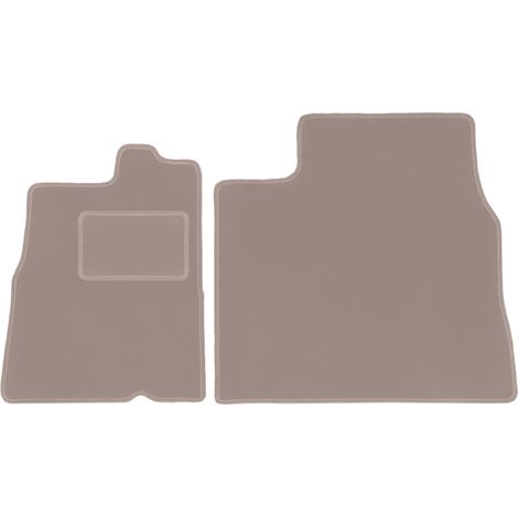 Alfombrillas de terciopelo para furgoneta Fiat Ducato II (1994-2006) beige (1/5)