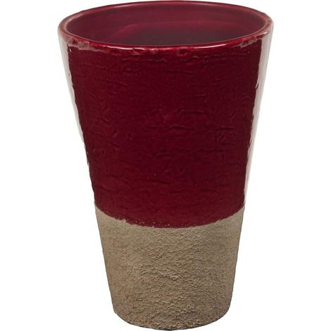 Amadeus - Cache pot Belga Cerise 19 cm (1/2)