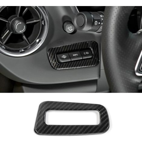 Fits Chevrolet Camaro 17-19: Head-up display button cover and control trim. (1/5)