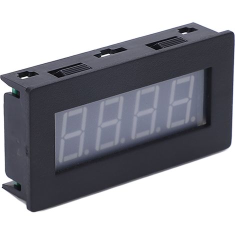 4-stelliger LED-Digitalzähler, Multifunktions-Drehzahlmesser, Drehzahlprüfer mit Kabel, DC 8-15V, grüne Hintergrundbeleuchtung. (1/5)