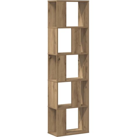 Bücherregal 5 Etagen Eiche Handwerk Holz Engineering