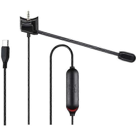 Câble audio de remplacement pour casques Bose QuietCom compatibles, compatible avec les casques T35, microphone de jeu AH de remplacement WHBYV (1/4)