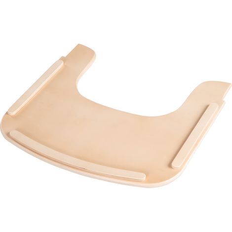 Plateau Repas pour Chaise Haute Évolutive Sit Up Flex - Amovible - Installation Rapide - Compatible avec Harnais de Sécurité - Nettoyage Facile - Bois (1/5)