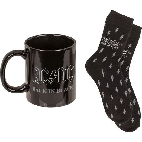 AC/DC Fan Coffret cadeau Tasse à café 315 ml Chaussettes 41-45 (1/5)