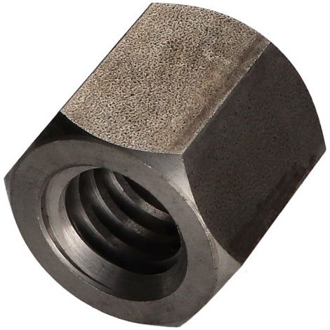 Écrou hexagonale SKM Tête ronde TR 14X4 Trapézoidale Droite Acier brut