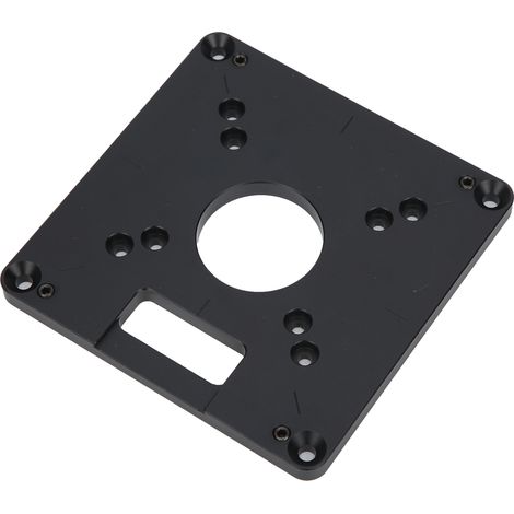 Plaque d'insertion en alliage d'aluminium pour accessoires de fraisage CNC, de travail du bois et de gravure (1/5)