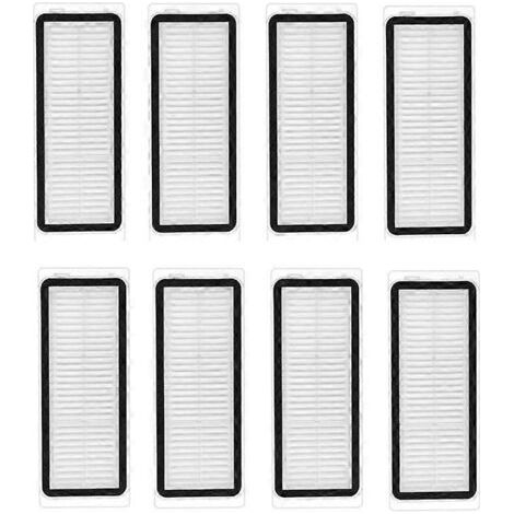 Lot de 8 filtres HEPA lavables pour aspirateur robot X20 Pro/X20 - Pièces de rechange