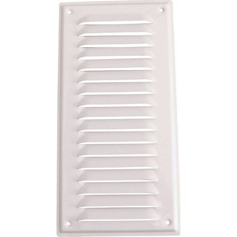 Wallair N31814 Rejilla de ventilación blanca 30x15 cm