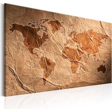 Tableau Imprimé "Paper Map" 60 x 90 cm (1/2)