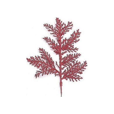 Künstlicher Weihnachtskranz in Form eines Tannenbaums, Kiefernnadeln, Zweigen und Gras - Festliche Dekoration - NMAOV (5 rote Teile) (1/2)