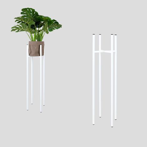 Soporte para maceta de metal blanco Loft Cholet L MAX. Maceta de 24,5 cm (1/5)