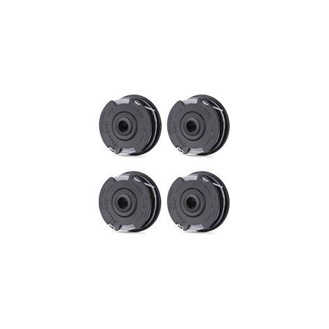 Lot de 6 bobines de rechange pour coupe-bordures Ryobi One + AC14RL3A 18 V 24 V 40 V, diamètre de bobine 1,6 mm, longueur 3,4 m (1/4)