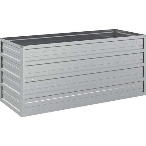 Maison Exclusive - Garten-Hochbeet 100x40x45 cm Verzinkter Stahl (1/5)