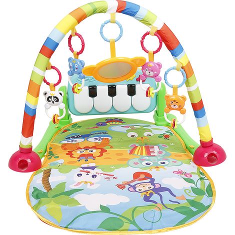 Skecten Alfombra Piano Gimnasio para Bebés, Gimnasio para bebés, Tapete sensorial, Tapete para bebés con melodías durante 3-18 meses (1/5)