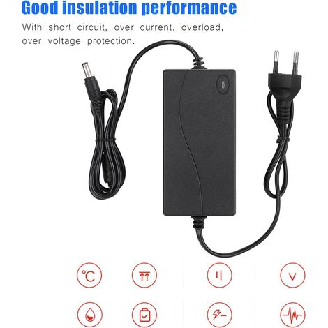 Adaptateur Secteur 9V 3A AC/DC - Bloc d'Alimentation Régulé 100-240V avec Fiche UE (1/4)