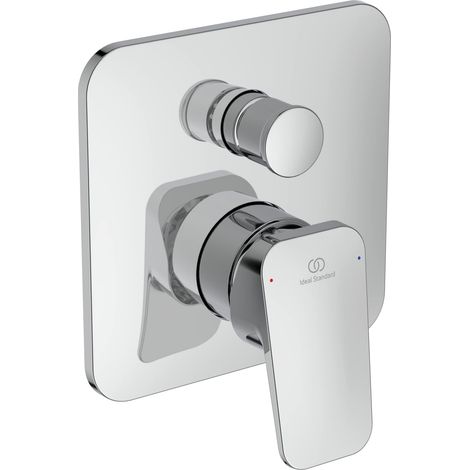 Ideal Standard - Ceraplan, Miscelatore per vasca o doccia ad incasso, Due vie, Parti esterne, Cromato (1/4)
