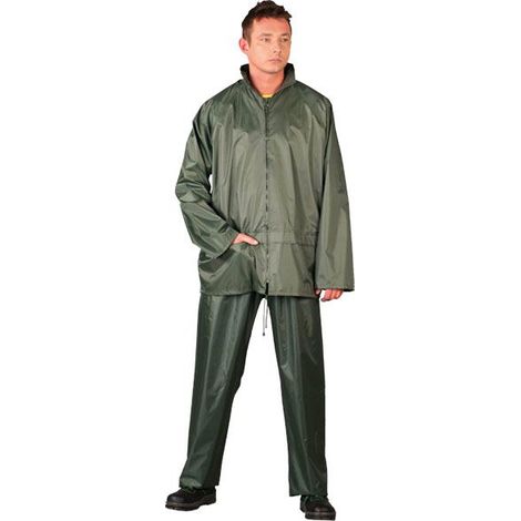 Conjunto impermeable verde talla XL - Conjunto KUR XL
