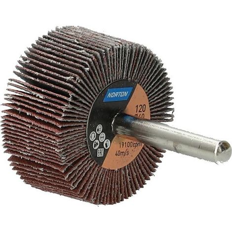 Disco de láminas en varilla R207Plus 40x20x6 P120 (Pack de 10)