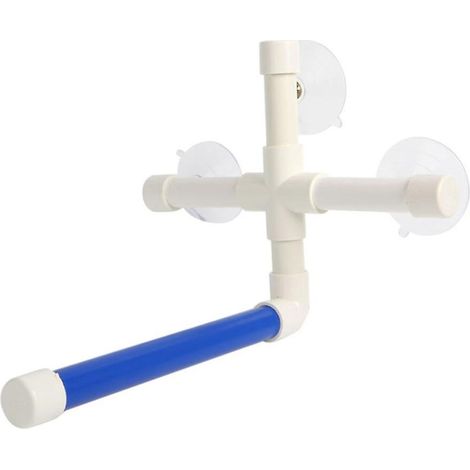Perchoirs de douche portables à ventouses pour perroquets et autres jouets de bain.