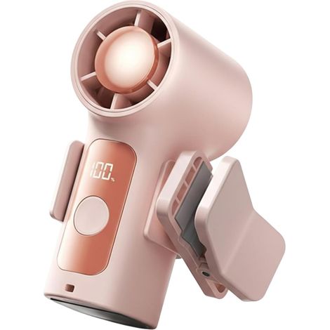 ventilateur pince rechargeable avec affichage numérique (1/5)