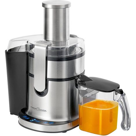 Centrifugeuse inox 800W – 5 vitesses – Bec extra large 75mm – Capacité 1L – Pour jus frais maison – Proficook (1/10)