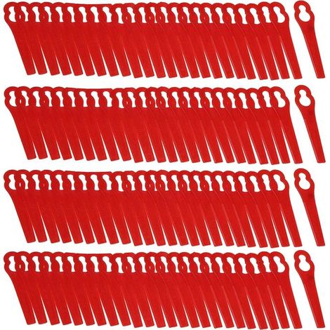 Lot de 100 Lames en Plastique de Rechange pour Coupe Bordure Florabest LIDL FRTA 20 A1,FAT 18B3, FRT18A (1/5)