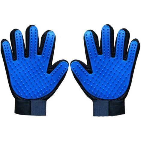 Guanto Spazzola per Gatti, Guanto da Toelettatura in Silicone 4 in 1 per Cani/Gatti, Guanto Spazzola per Gatti e Cani, Guanto da Toelettatura per Animali Domestici, Spazzola per Pelo di Animali a Pelo (1/5)