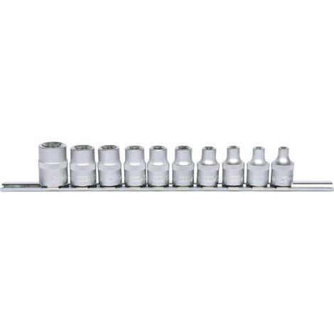 3/8" Serie di bussole ETorx,10 pzE5-E18 (1/2)