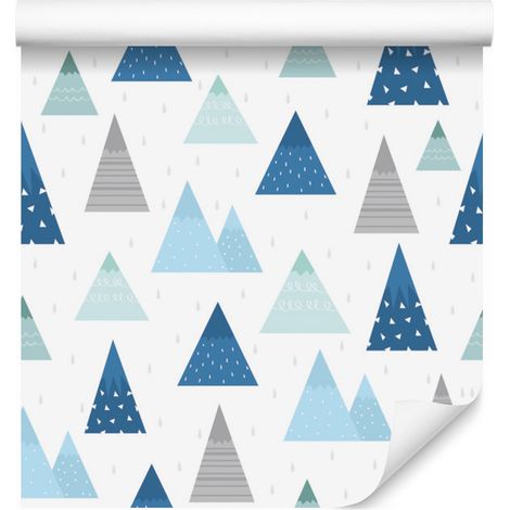 Papier peint à motif montagne pour salon et chambre 50x1000 cm (1/5)