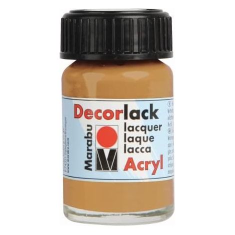  MARABU - COLORE ACRILICO DECORLACK PER METALLO/PIETRA/LEGNO/CARTA 15ML - COLORE SABBIA 042