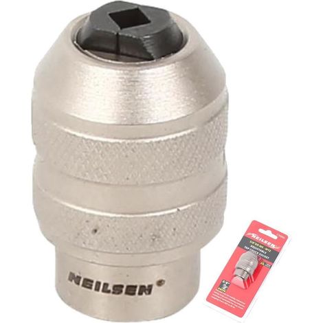 Neilsen Adjustable Interchangeable Tap Wrench Ratchet Chuck Socket 3/8" M5-M12