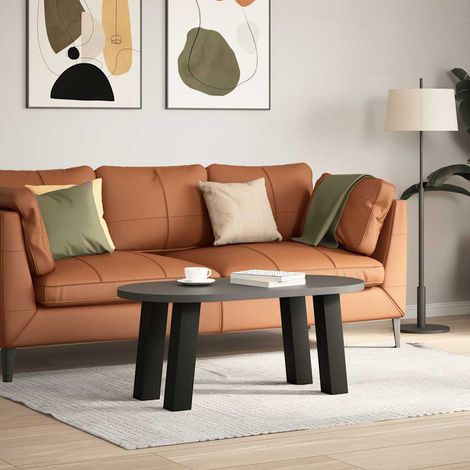 vidaXL Coffee Table Legs 4 pcs Black 30 cm Steel (1/5)