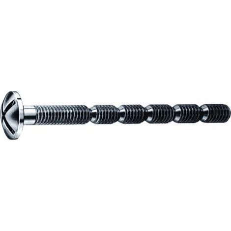 FPLUS tornillo partibl.zinc.x100 uds.4x45 , Tornillo para pomo de mueble de métrico 4 con muescas para un fácil corte.
Medida. M-4 X 45 MM.
