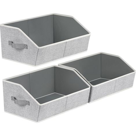 Trapezförmige Aufbewahrungsbox mit Ameisenmuster 422820cm 3 faltbare Aufbewahrungskörbe zur Aufbewahrung von Kleidung, Büchern und Decken (1/5)