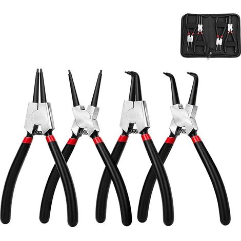 External Internal Circlip Pliers 170 mm with Bag (1/5)