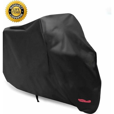 Funda protectora para moto, scooter y motocicleta - para Harley-Davidson, Honda, Suzuki, Kawasaki - 3XL (295x110x140 cm) - RAPANDA